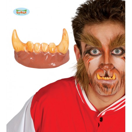DIENTES COLMILLOS HOMBRE LOBO PVC